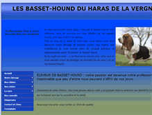 Tablet Screenshot of basset-hound-fr.com